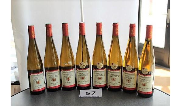 8 div flessen à 75cl witte wijn, Domaine du Moulin de Dusenbach